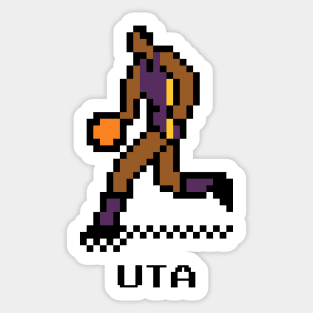 8-Bit Basketball - Utah Sticker